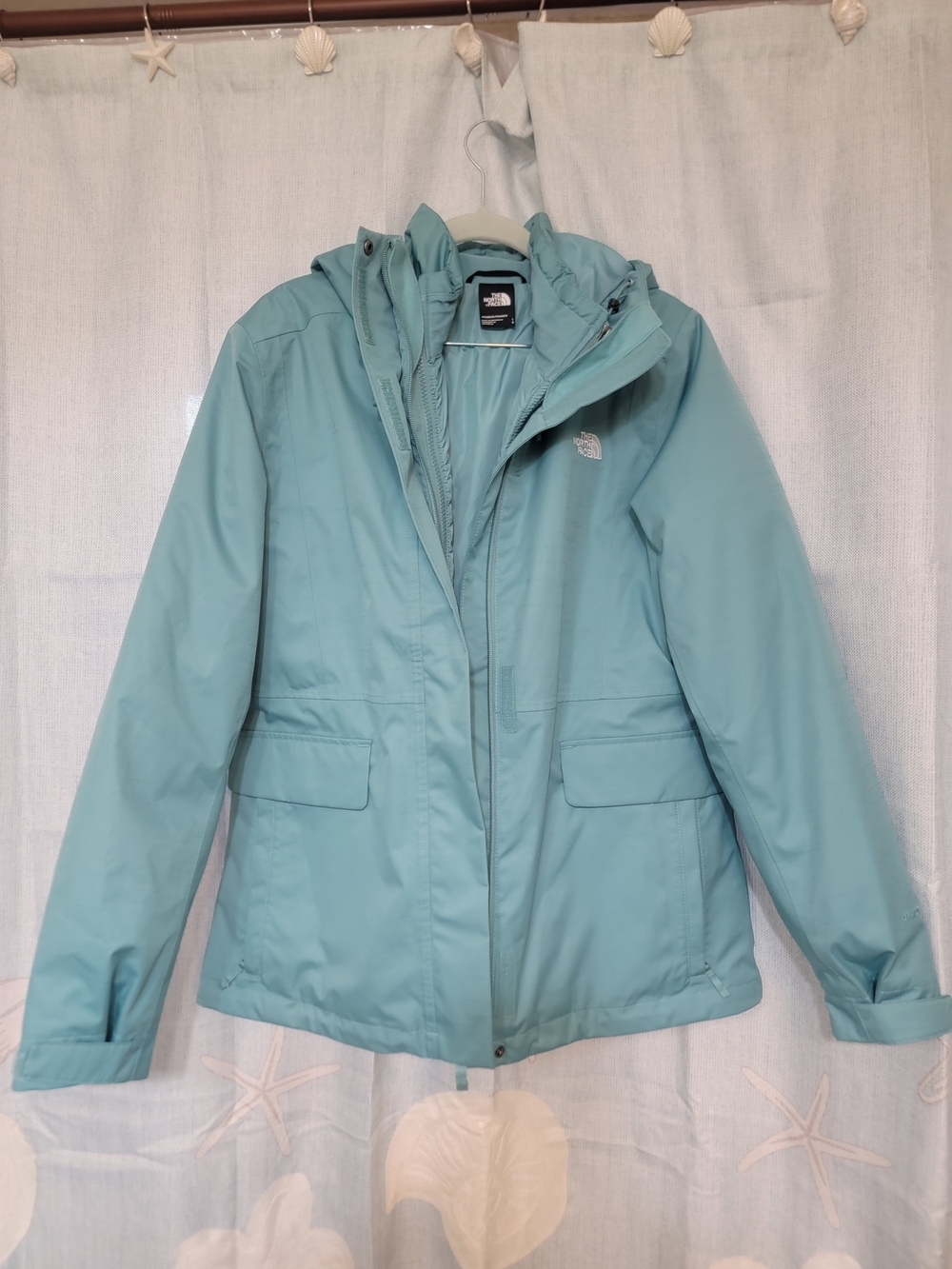 The North Face Monarch Triclimate 3-in-1 Jacket Teal Blue-Green Sz L